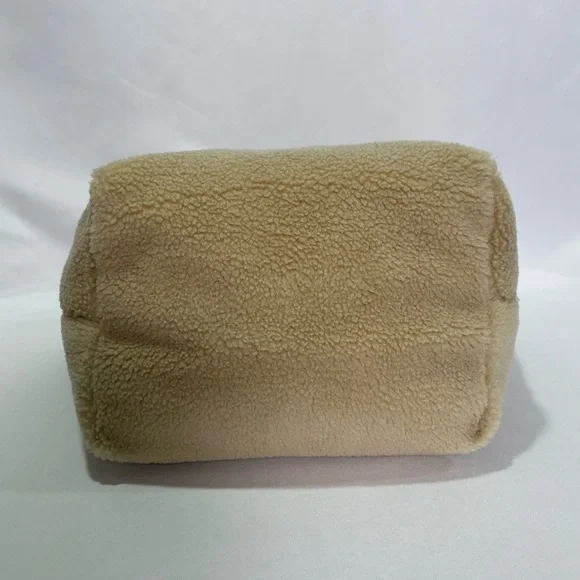 Prada Tan Teddy Bear Shearling Tote Bag - Picture 3 of 10